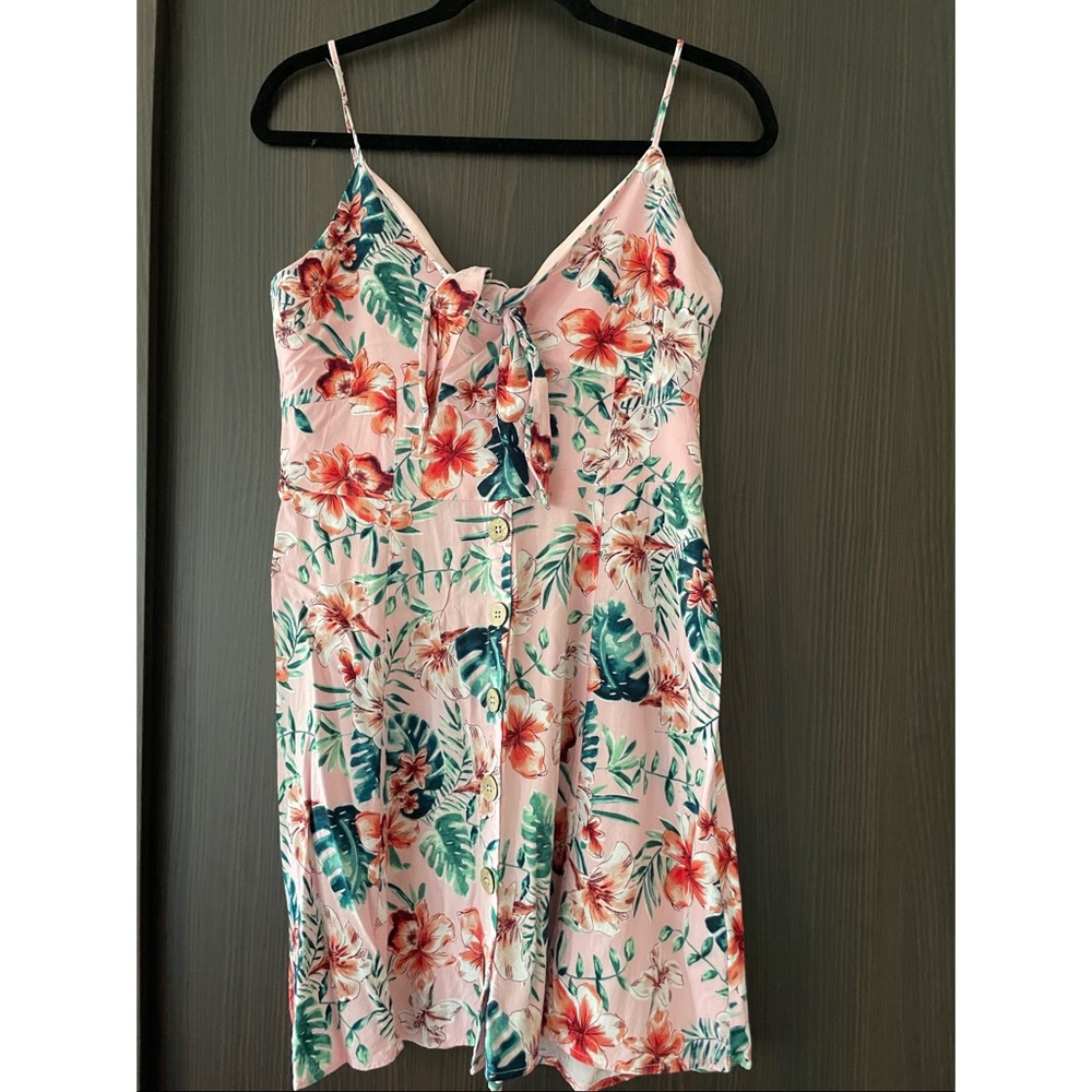 Light Pink Floral Dress